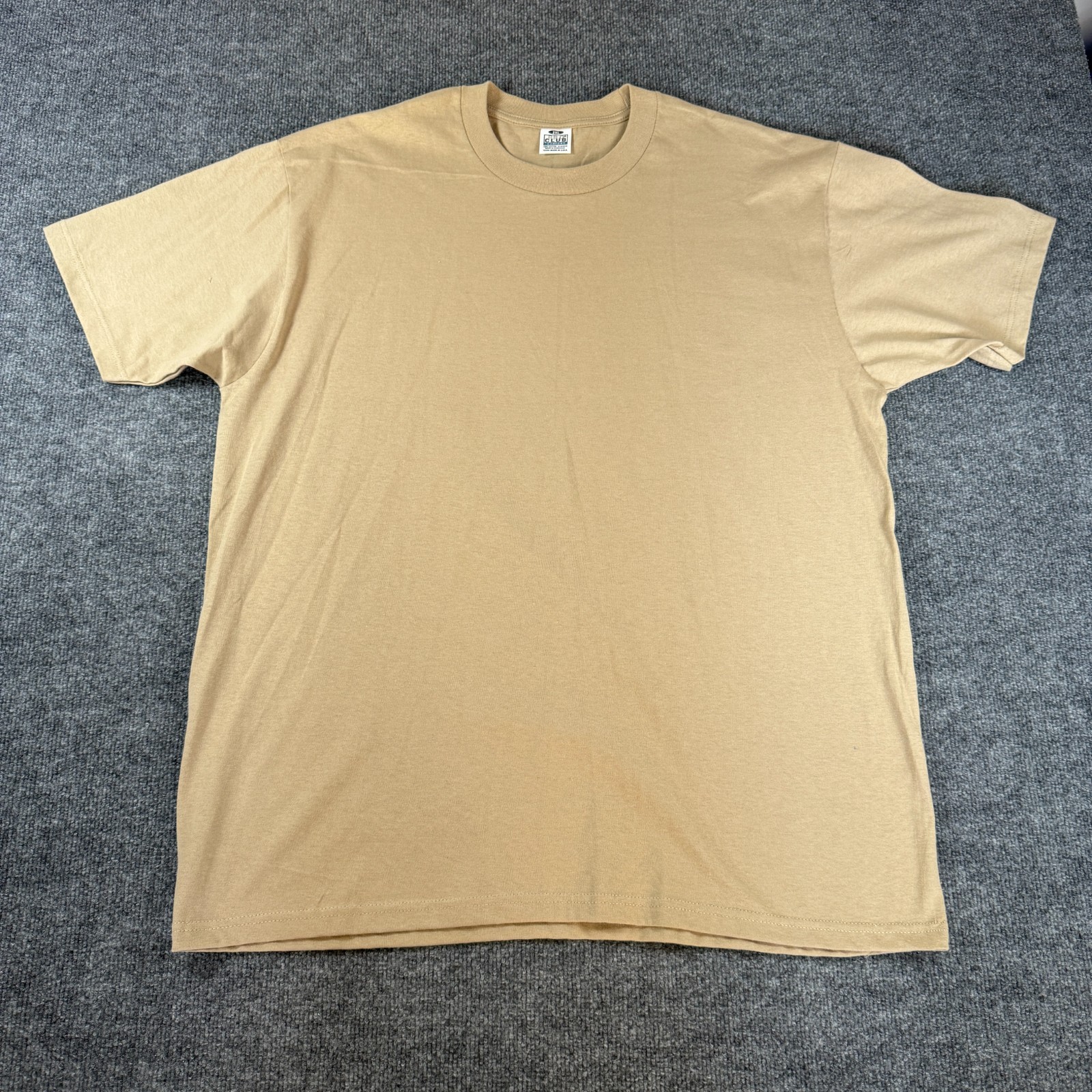 2 NEW PROCLUB HEAVY WEIGHT T-SHIRT ORANGE/BROWN PRO CLUB BLANK 2XL 2PC gallery