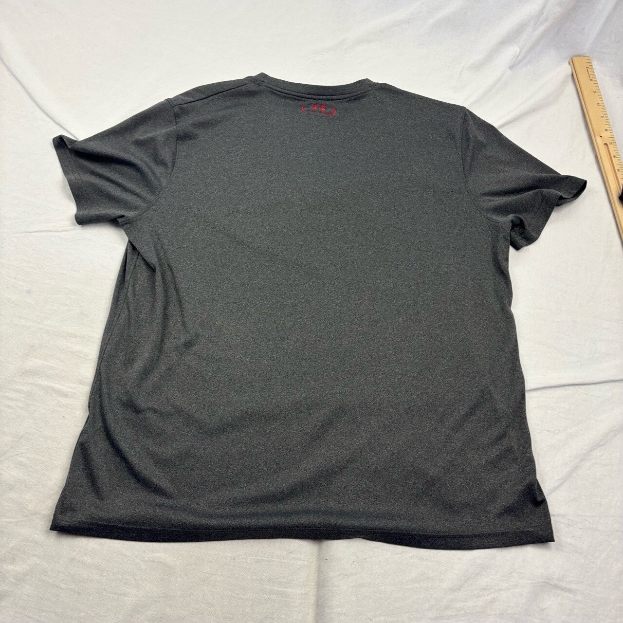 Under Armour Unisex Casual T-Shirt Charcoal Short Sleeve Large gallery