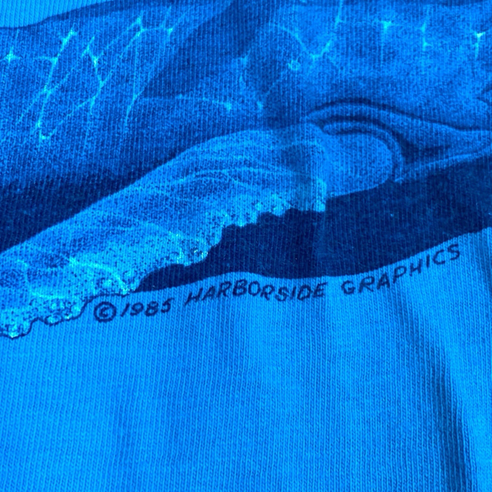 Vintage 80s Beluga Whale T-Shirt Mens XL Ocean Sea Life Animal Tee Single Stitch gallery
