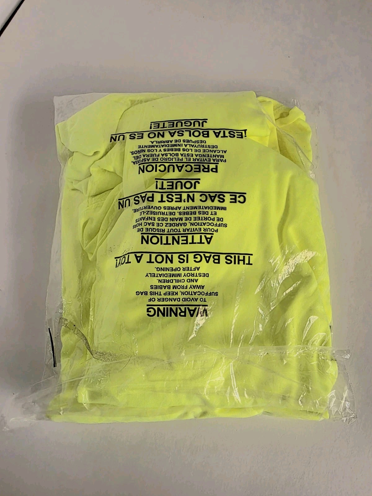 Hanes Cool Dri Hi Vis Safety Green Long Sleeve T Shirt Large 2 Pack Polyester gallery