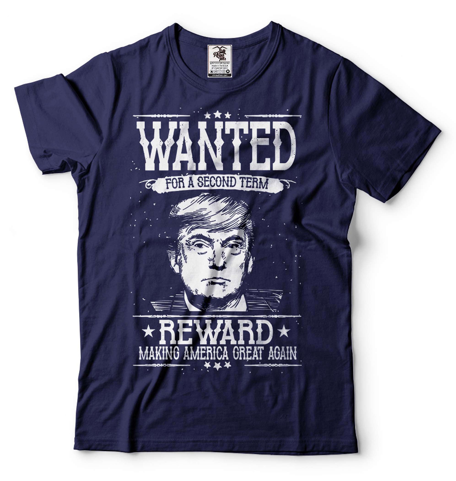 Wanted For A Second Term Shirt Funny Trump Political Tee Trump 2024 Shirt