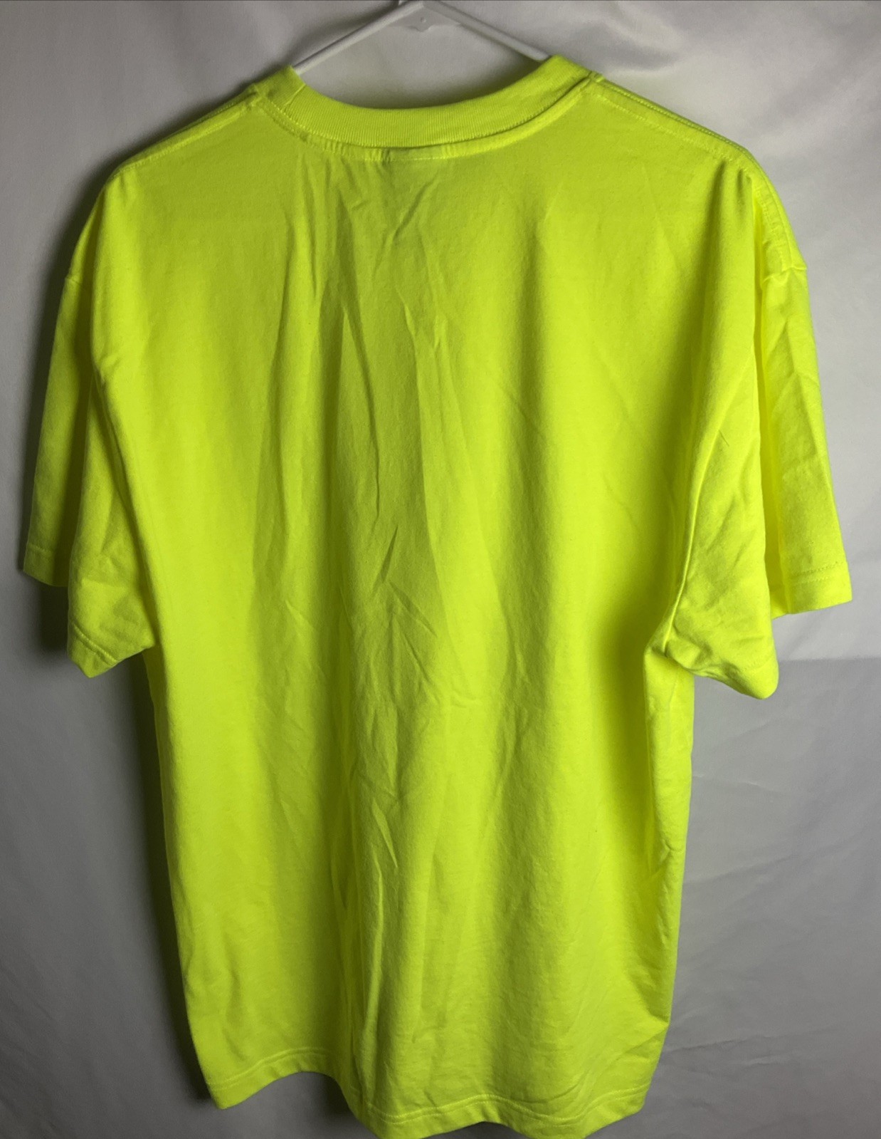 Harley Davidson Men’s Size Large Safety Yellow Short Sleeve T-Shirt Riding Hrg gallery