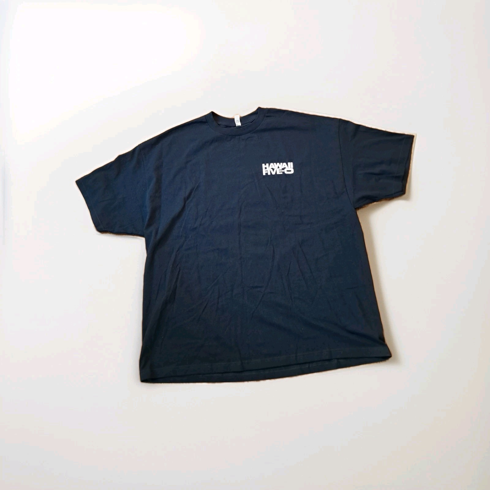 Hawaii Five-O Shirt Mens 3XL Navy Blue Graphic Back Hit Double Sided Tee gallery
