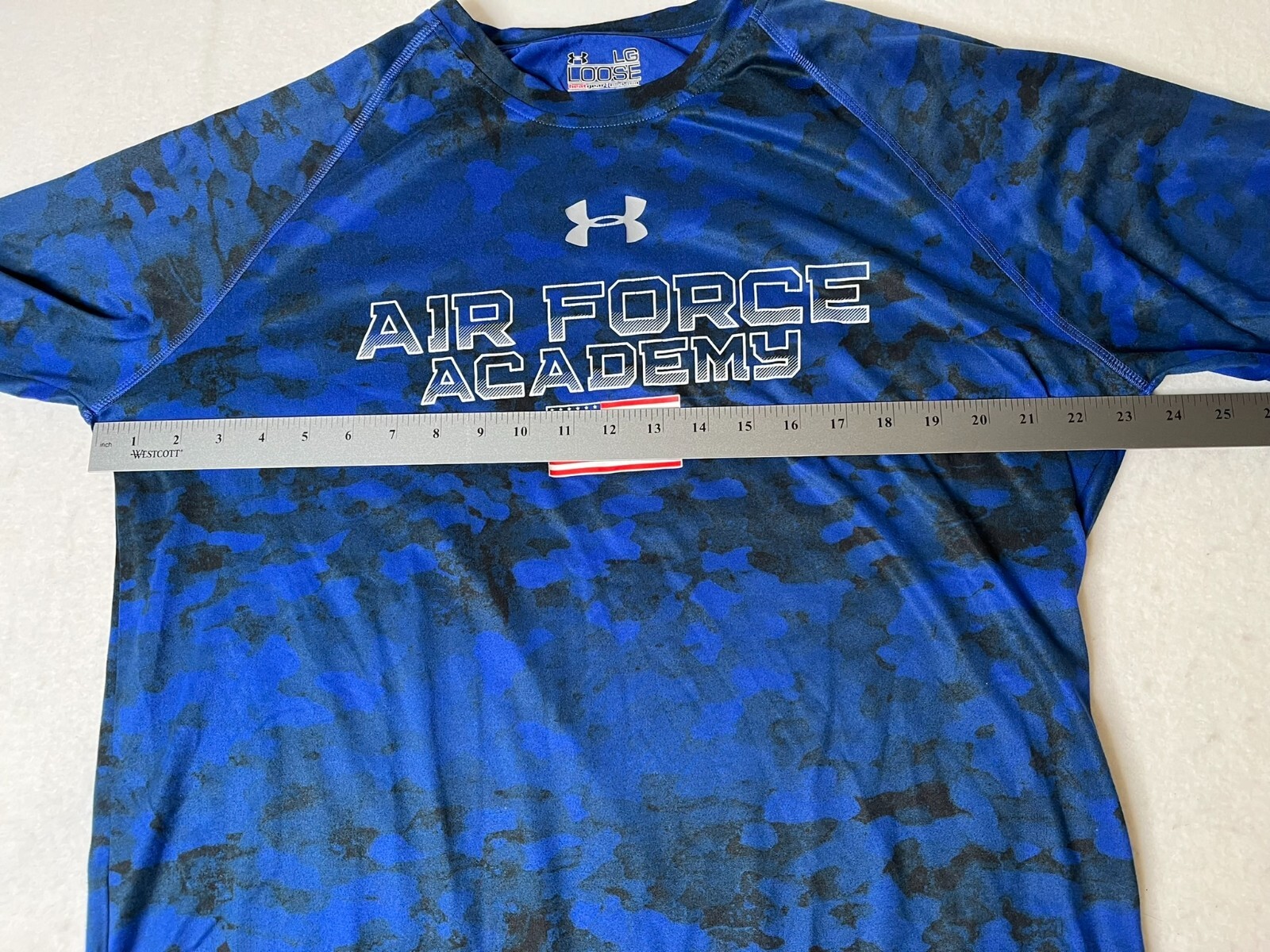 Under Armour shirt Mens Large Air Force Academy Loose Heatgear blue black gallery
