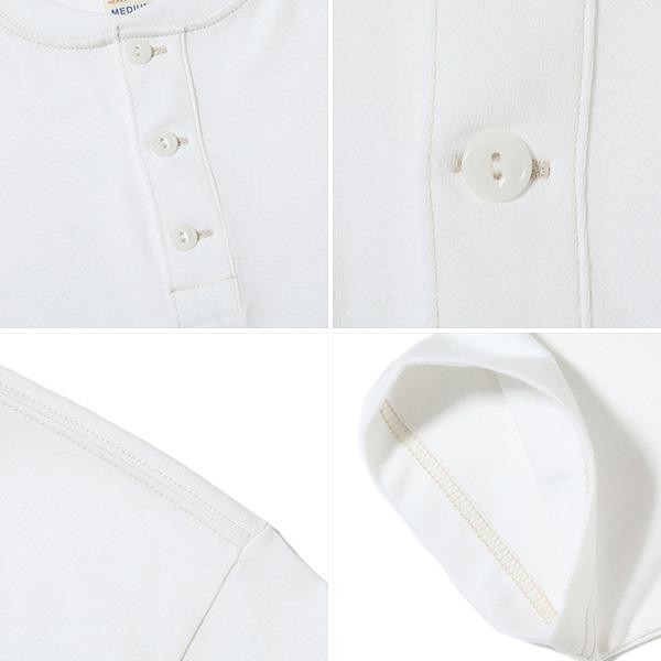 WHITESVILLE HENLEY NECK Short Sleeve 1-PACK T-SHIRT - [ WV79681] Made in Japan gallery
