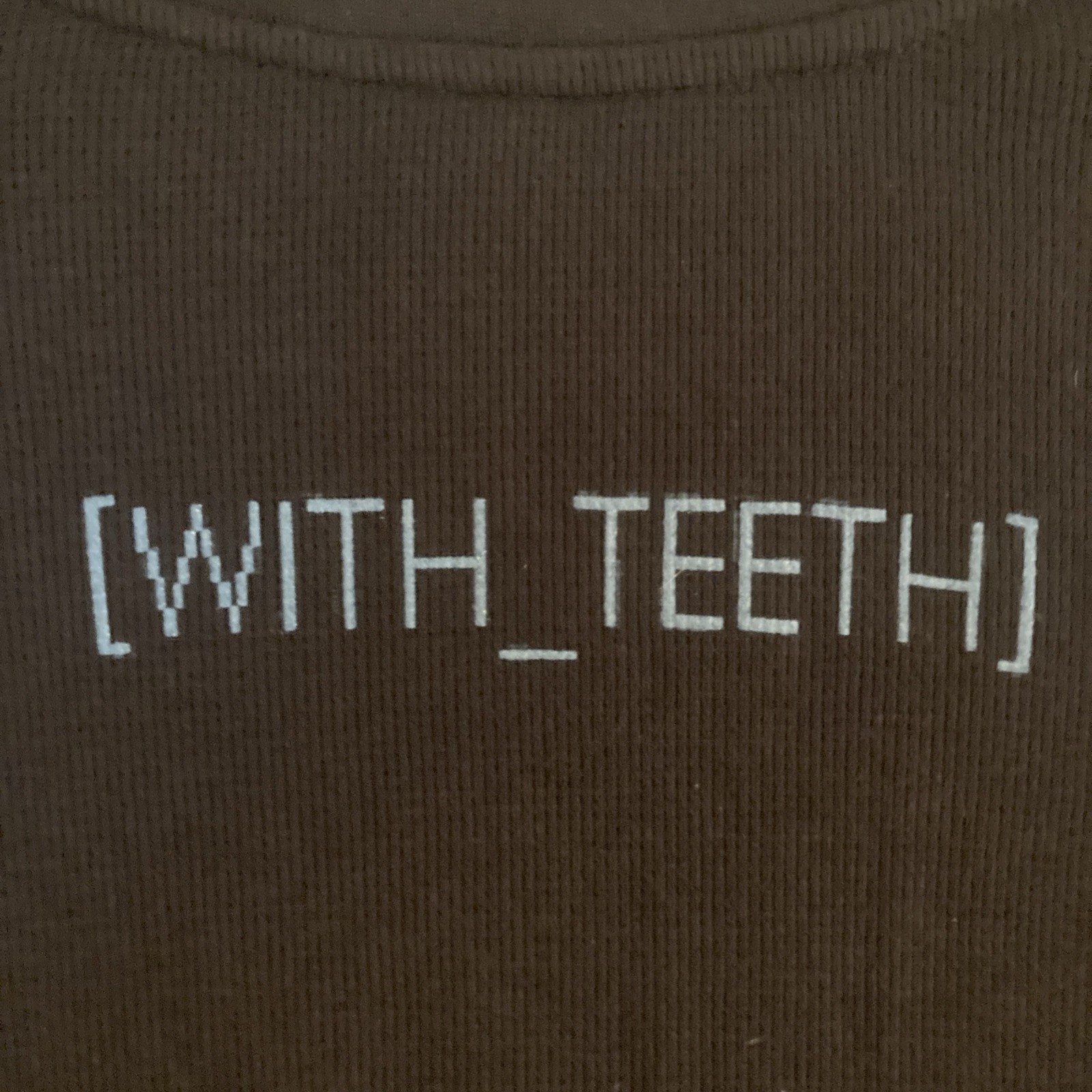 2005 NIN Nine Inch Nails With Teeth Embroidered Thermal Long Sleeve Shirt XL gallery