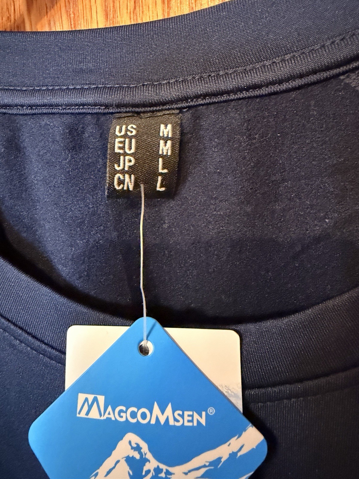 CZ17 Magcomsen Long Sleeve Thermal Shirt Blue Mens Medium gallery