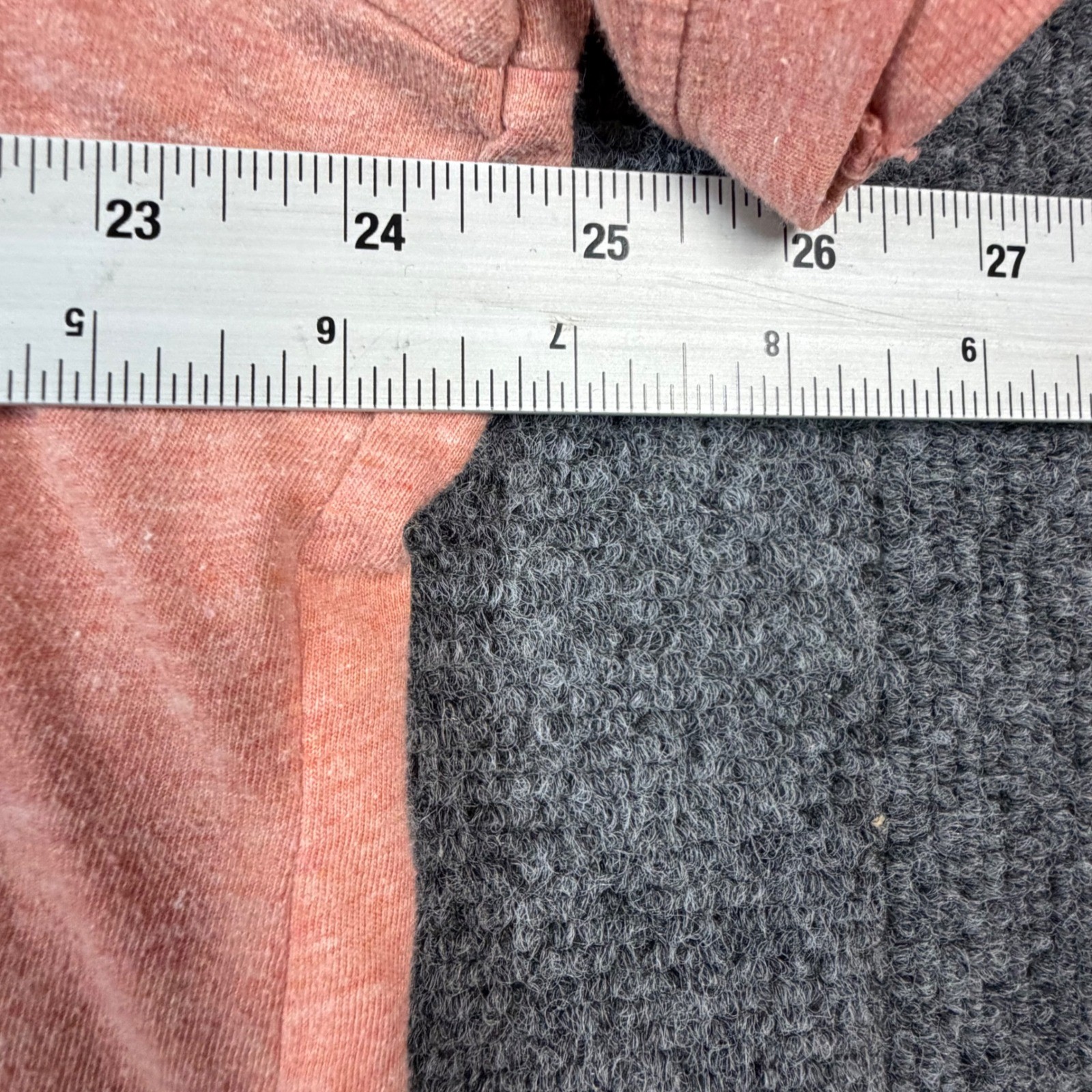 Old Navy Mens XXL Soft-Washed Henley T-Shirt Short Sleeve Coral Pink Heathered gallery