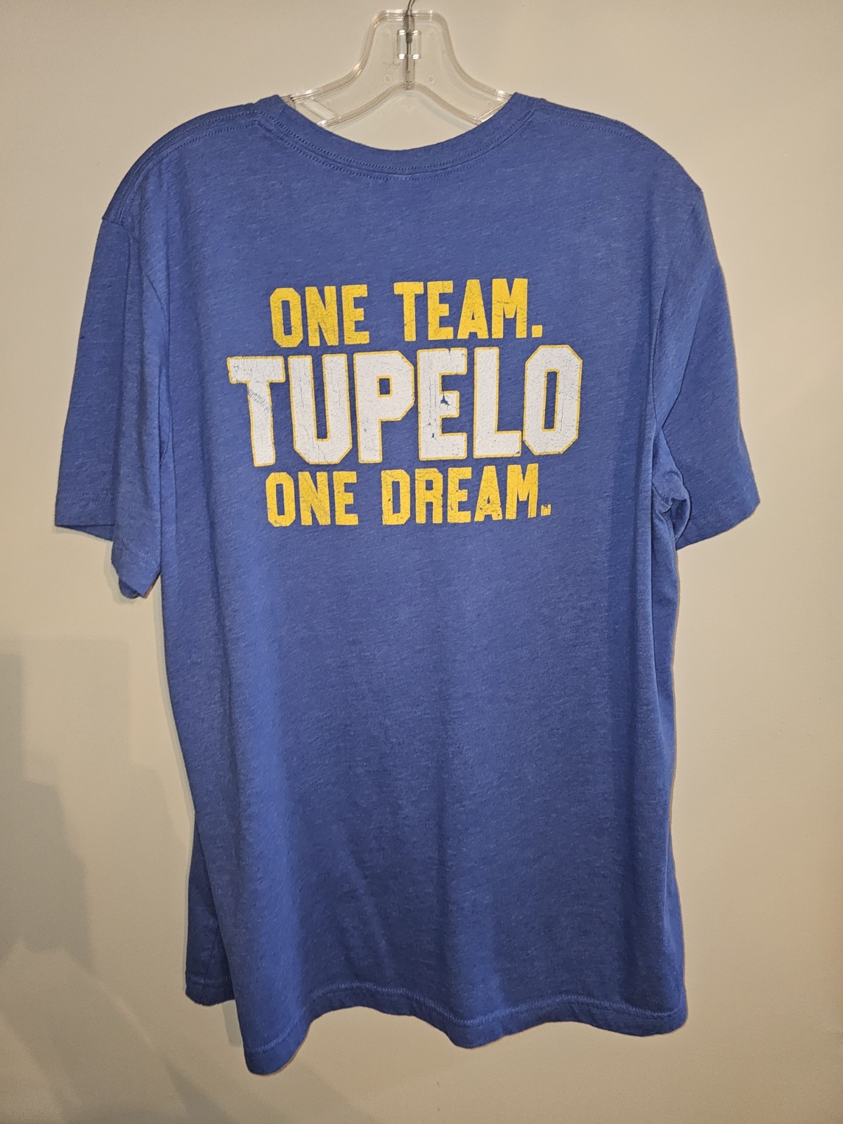 Tupelo High School 2021 Game Time Xl Mens Blue Double-sided Graphic Logo Tshirt gallery