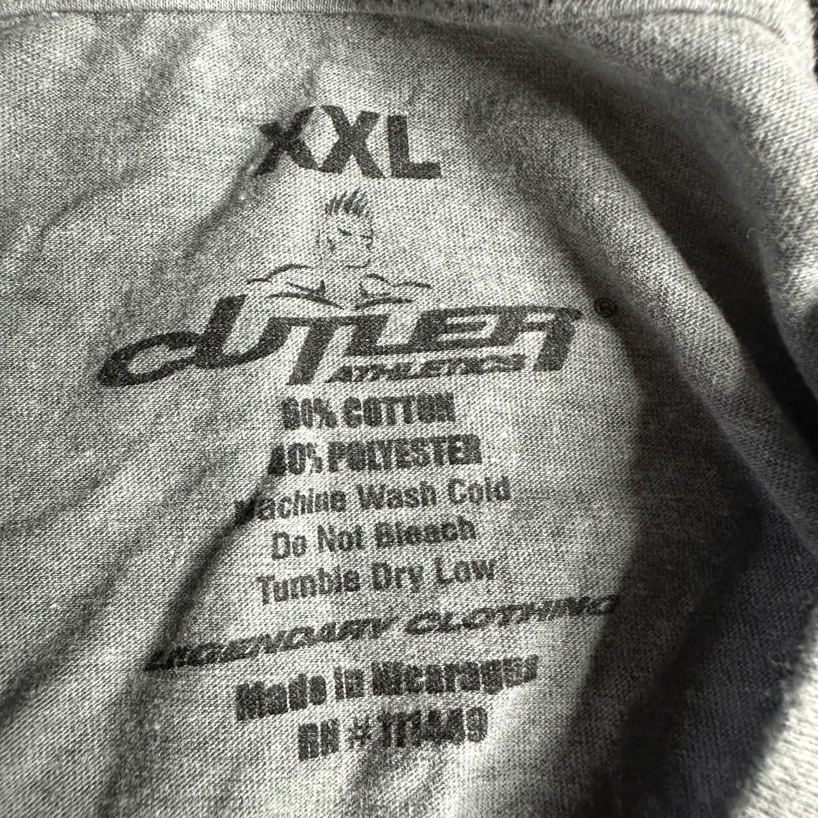 Jay Cutler Athletics Shirt Mens XXL Gray Classic Icon Mr Olympia Bodybuilding gallery