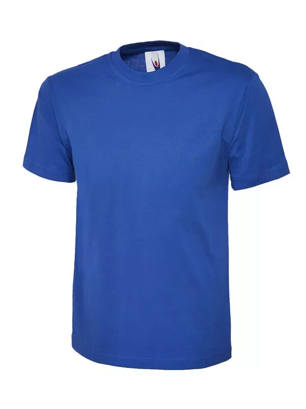 Unisex Adult Classic T-shirts Plain 100% Cotton UNEEK UC301 Royal Blue 2XL (GH25 gallery