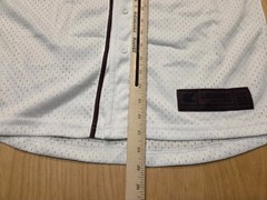 Colosseum Lafayette Leopards Baseball Jersey White Maroon Men’s Small NWT FreeSH
