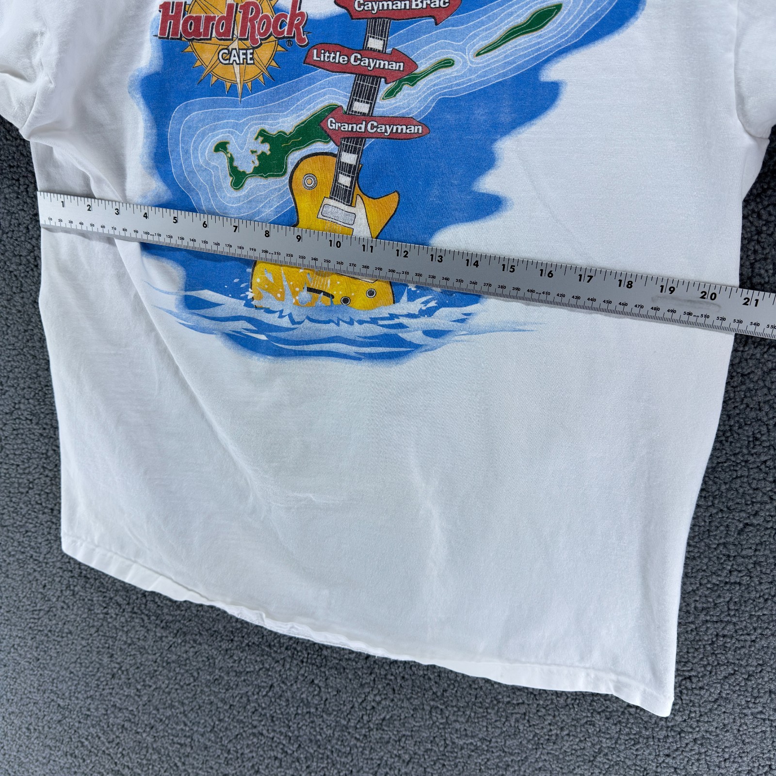 Vintage Hard Rock Cafe T Shirt Mens XL White Cayman Islands Heavy Tee Souvenir gallery