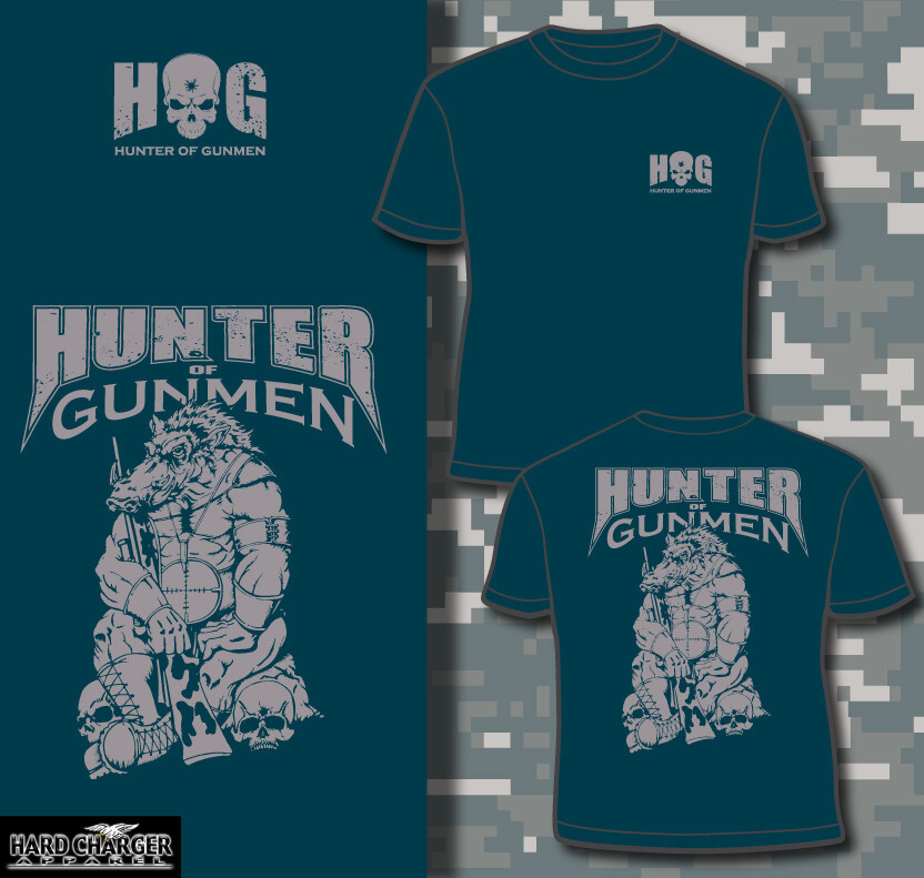 HOG - Hunter of Gunmen 0317 8541 Sniper Lejeune Pendleton Okinawa T-shirt gallery