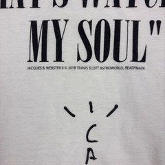 READYMADE x Cactus Jack Mens White Double-Sided Graphic Tee Crew Neck XL