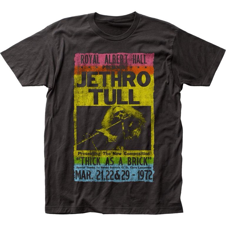 Jethro Tull Royal Albert Hall Mens T Shirt Black IM073