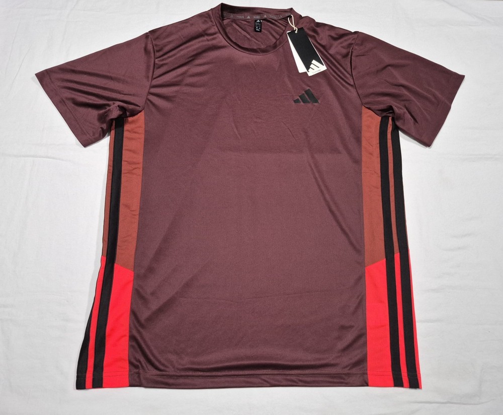 Adidas Mens Multi Sports Training Aurora Ruby TR ESS Tee shirt JE5701 Running