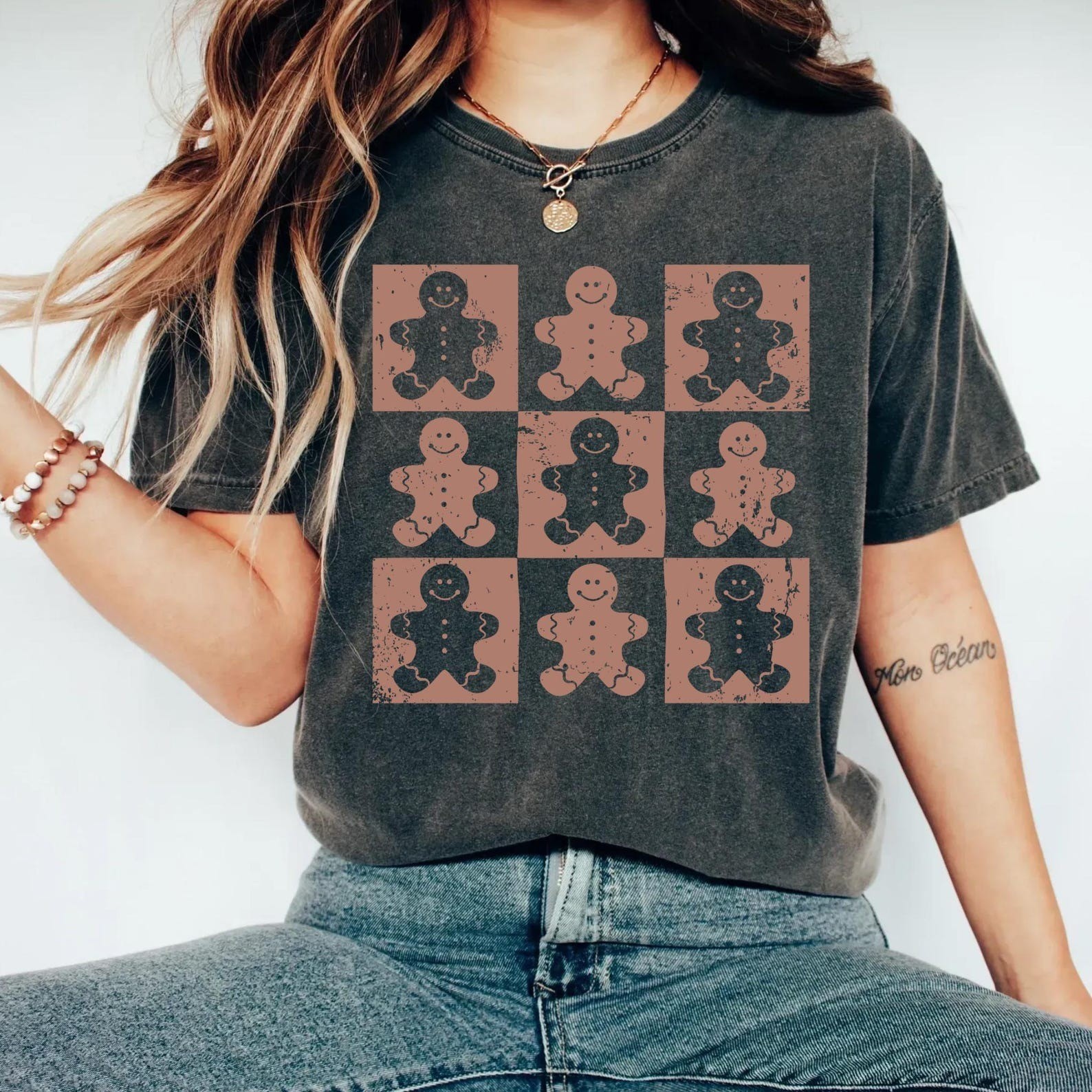 Gingerbread Merry Christmas Shirt Christmas Holiday Gift Lovers gallery