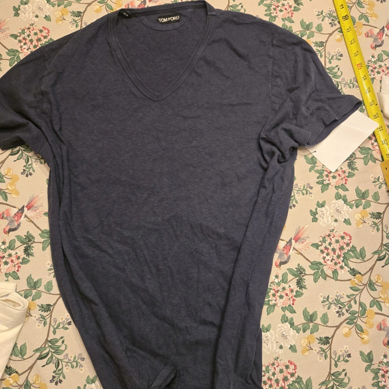 Pre-owned Tom Ford Blue T-shirt Size 46 US 56 EU gallery