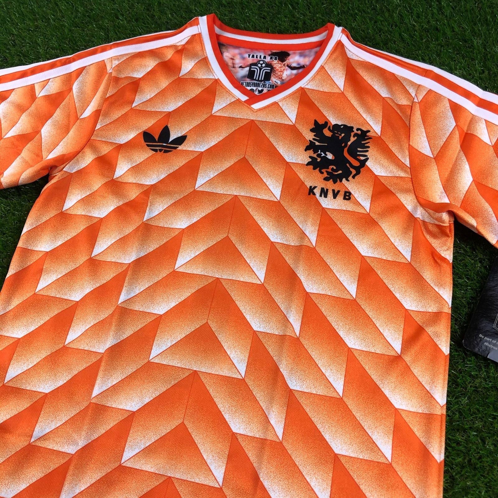 Classic Retro Netherlands Holland 1988 GULLIT 10 Football Shirt Jersey Size 2XL gallery