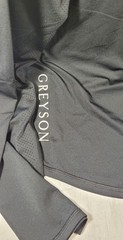 Greyson Men’s Black Wolf Falcon Long Sleeve Performance Tee – Black – XL