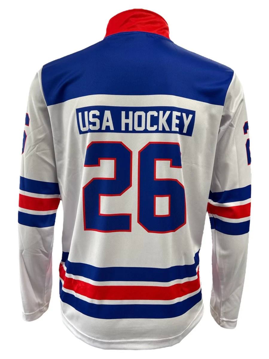 USA Hockey 2026 Replica Lightweight White 1/4 Zip Pullover gallery