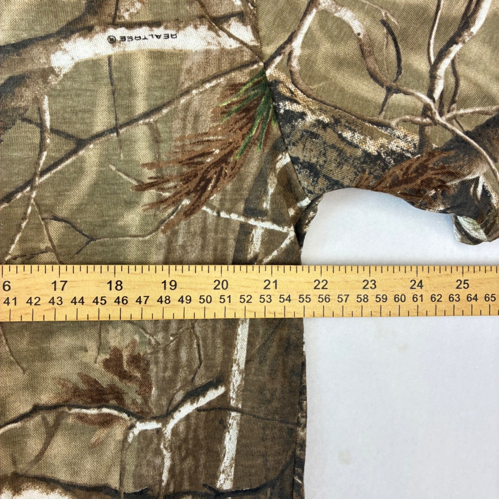 Code V T-Shirt Men XL Camo Luckenbach Texas Realtree Graphic Tee Souvenir gallery