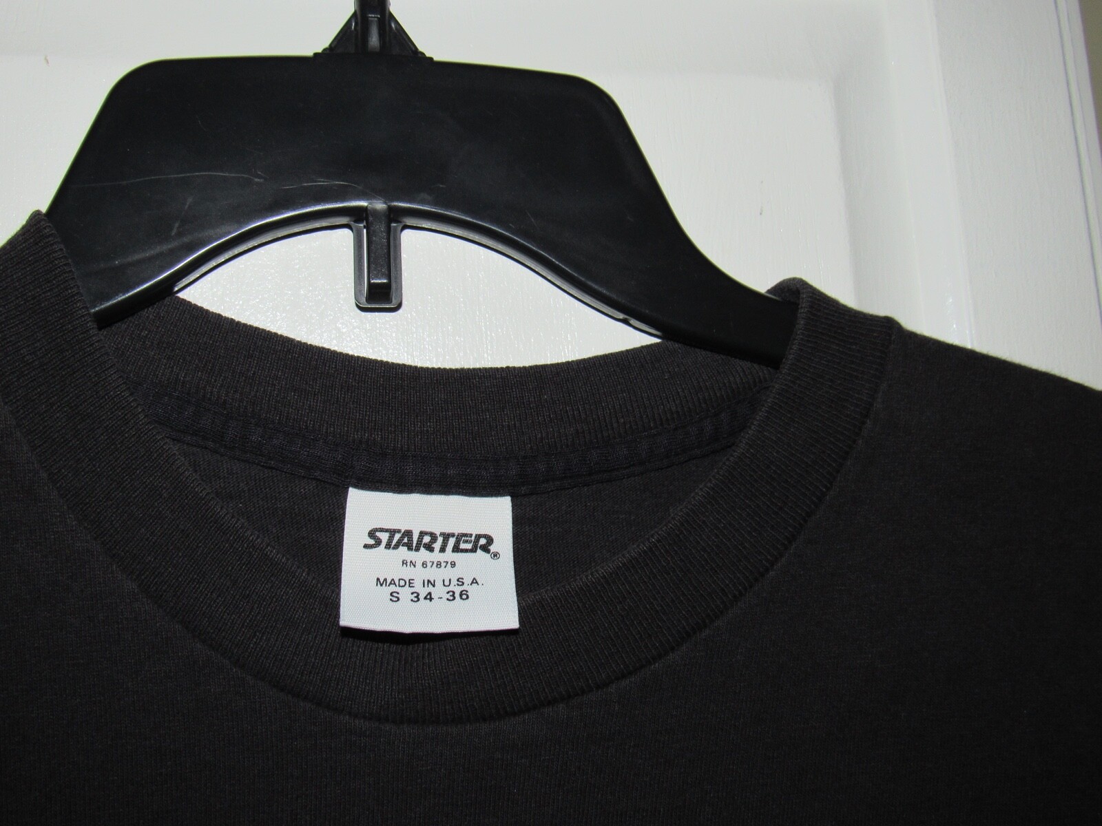 Vintage Starter Los Angeles Raiders Black Shirt made in USA Mens Small 34-36 gallery