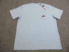Vineyard Vines Shirt Mens XL Light Blue MLB All Star Game Baseball Pocket Tee