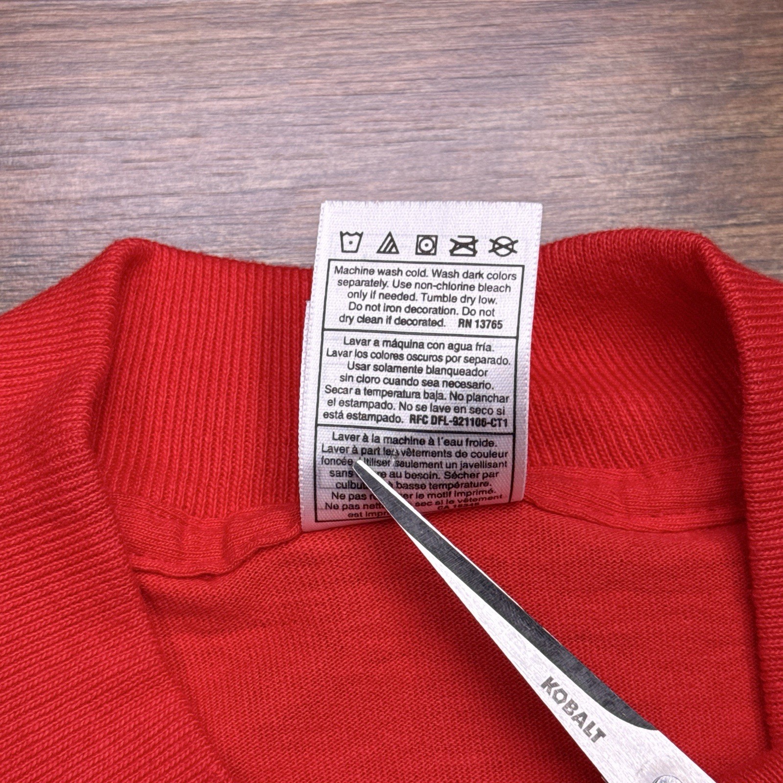 Vintage Fruit Of The Loom Mock Neck Long Sleeve Tee Shirt Mens Medium FOTL New gallery