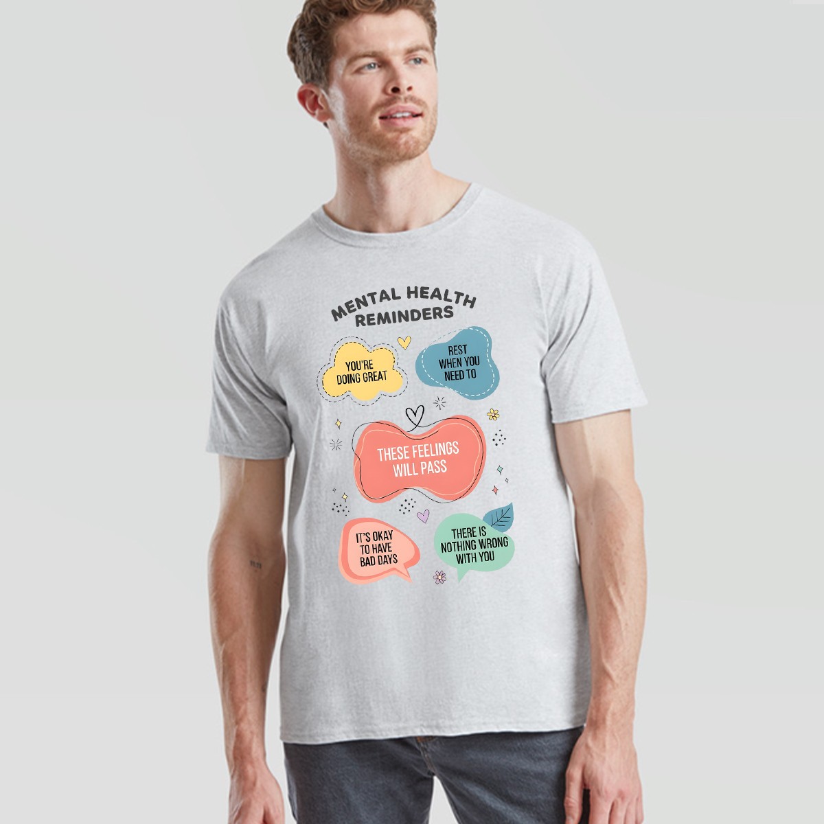 Unisex Mental Health Reminders Tshirt gallery