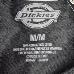 Dickies Men Shirt M Gray Camo Logo Graphic Print Short Sleeve Crew Neck NWT