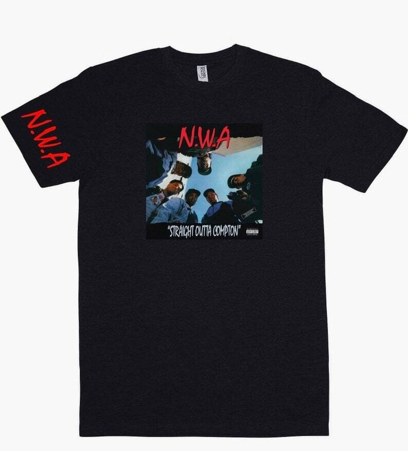 N.W.A. Straight Outta Compton Cover T shirt New S-5XL New Hip Hop Fast Shipping gallery