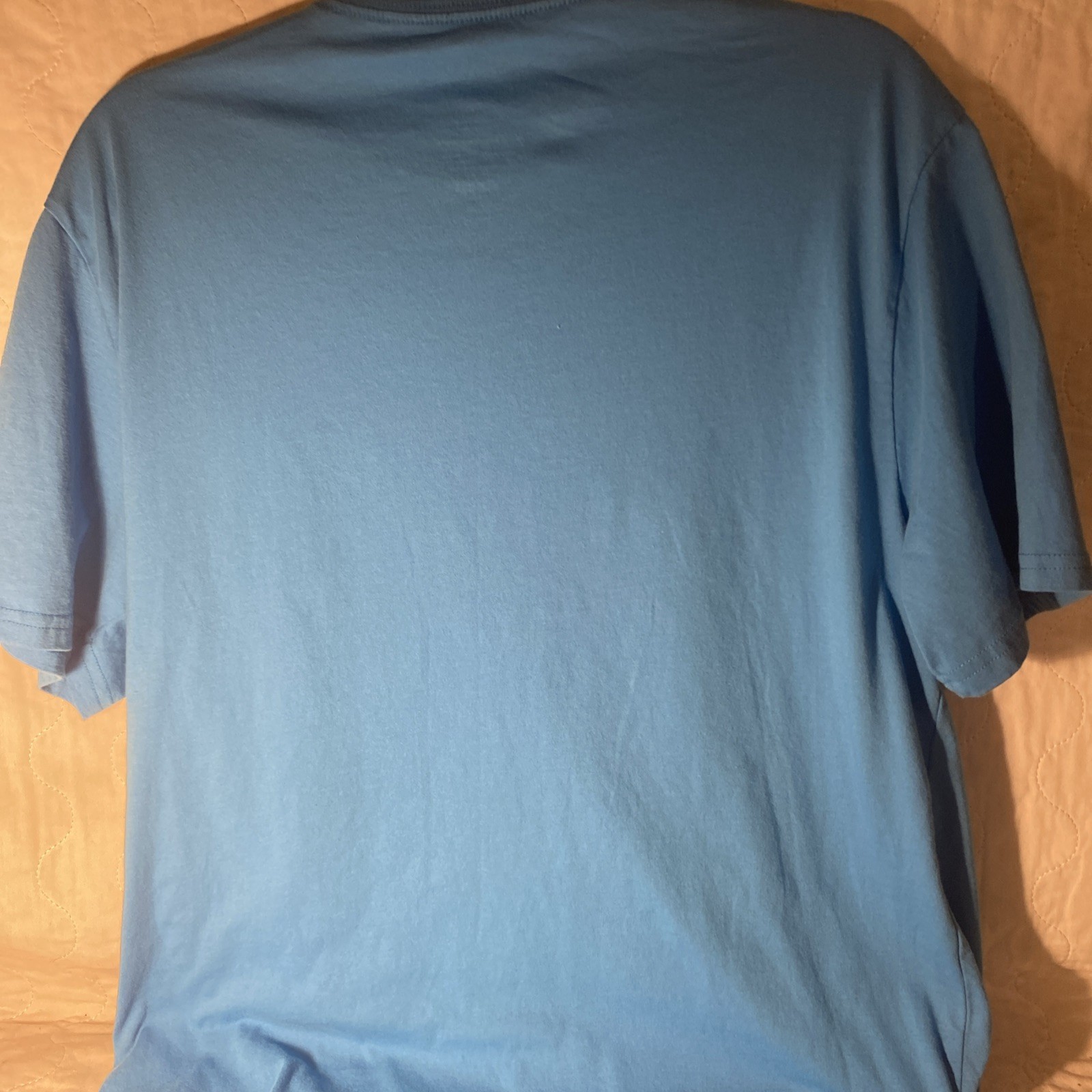 Mens Peanuts Snoopy and Woodstock Blue T Shirt XL Rainbow Graphic Cartoon #G120 gallery