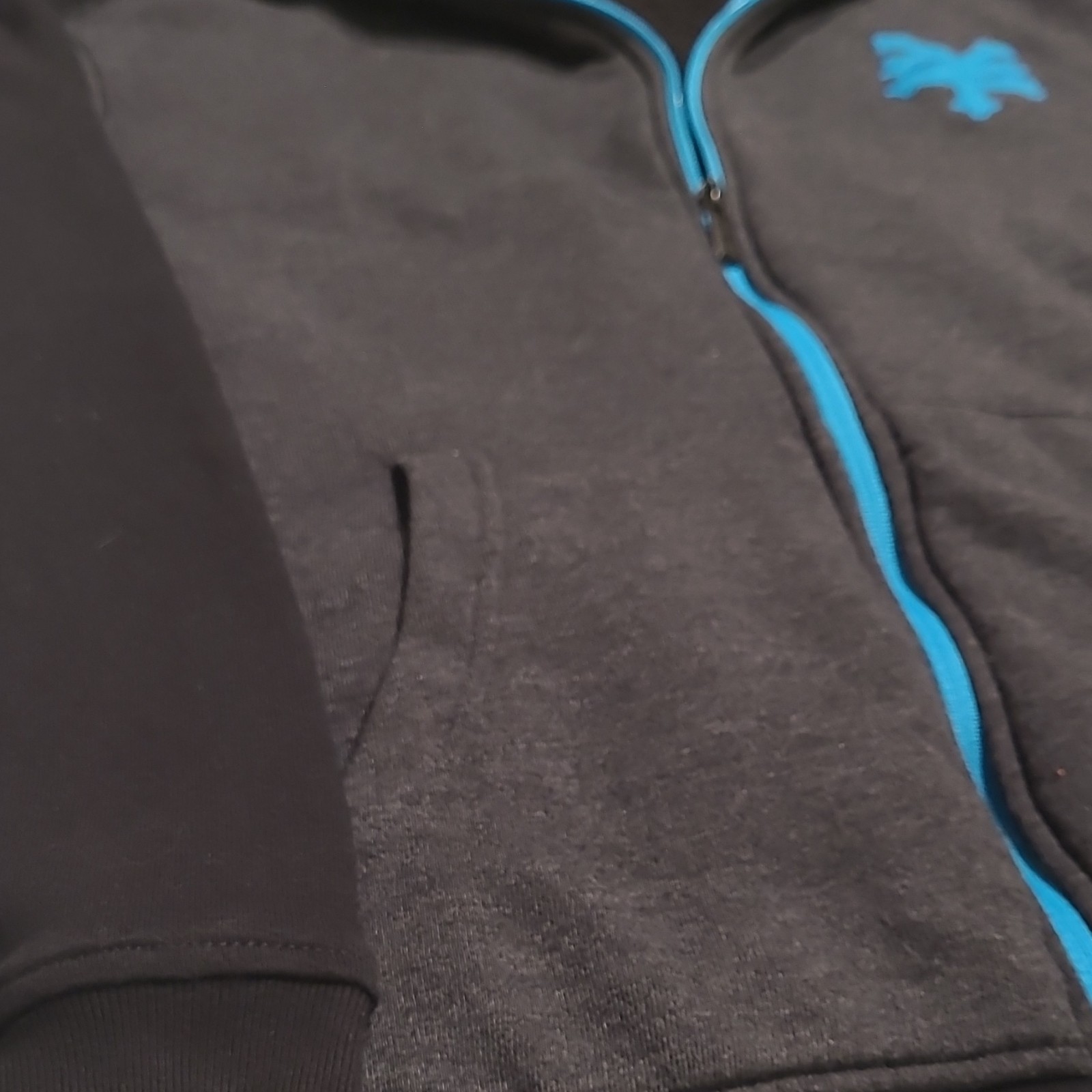 Y2K Zoo York Two Tone Black/Grey Skater Full Zip Hoodie XL(Missing Hood String) gallery
