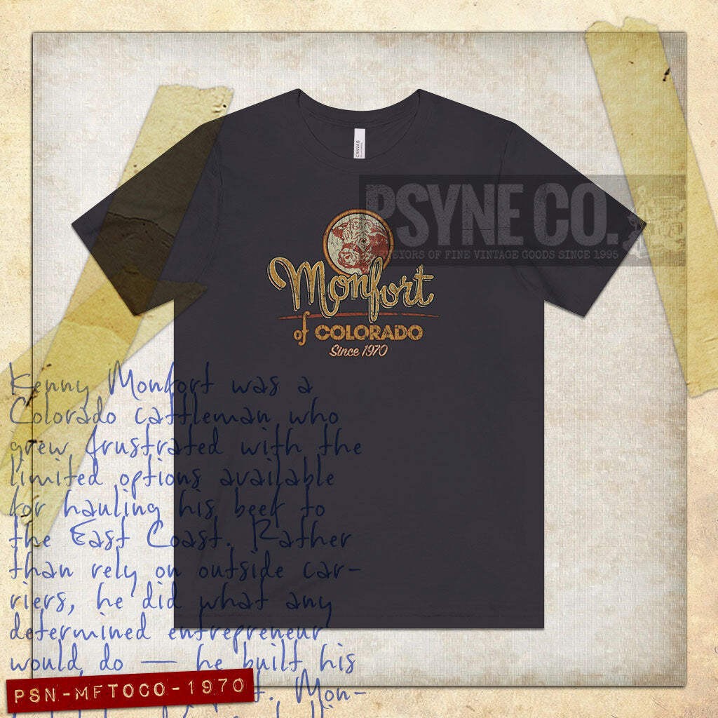 Monfort of Colorado Trucking 1970 Vintage Men's T-Shirt gallery
