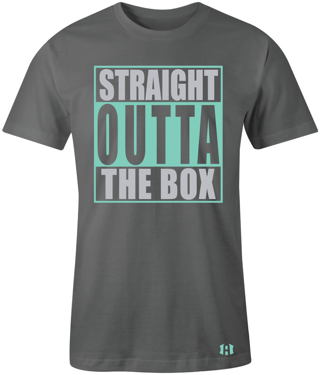 "STRAIGHT OUTTA THE BOX" T-Shirt to Match Air Retro 6 "GREEN GLOW" GS gallery