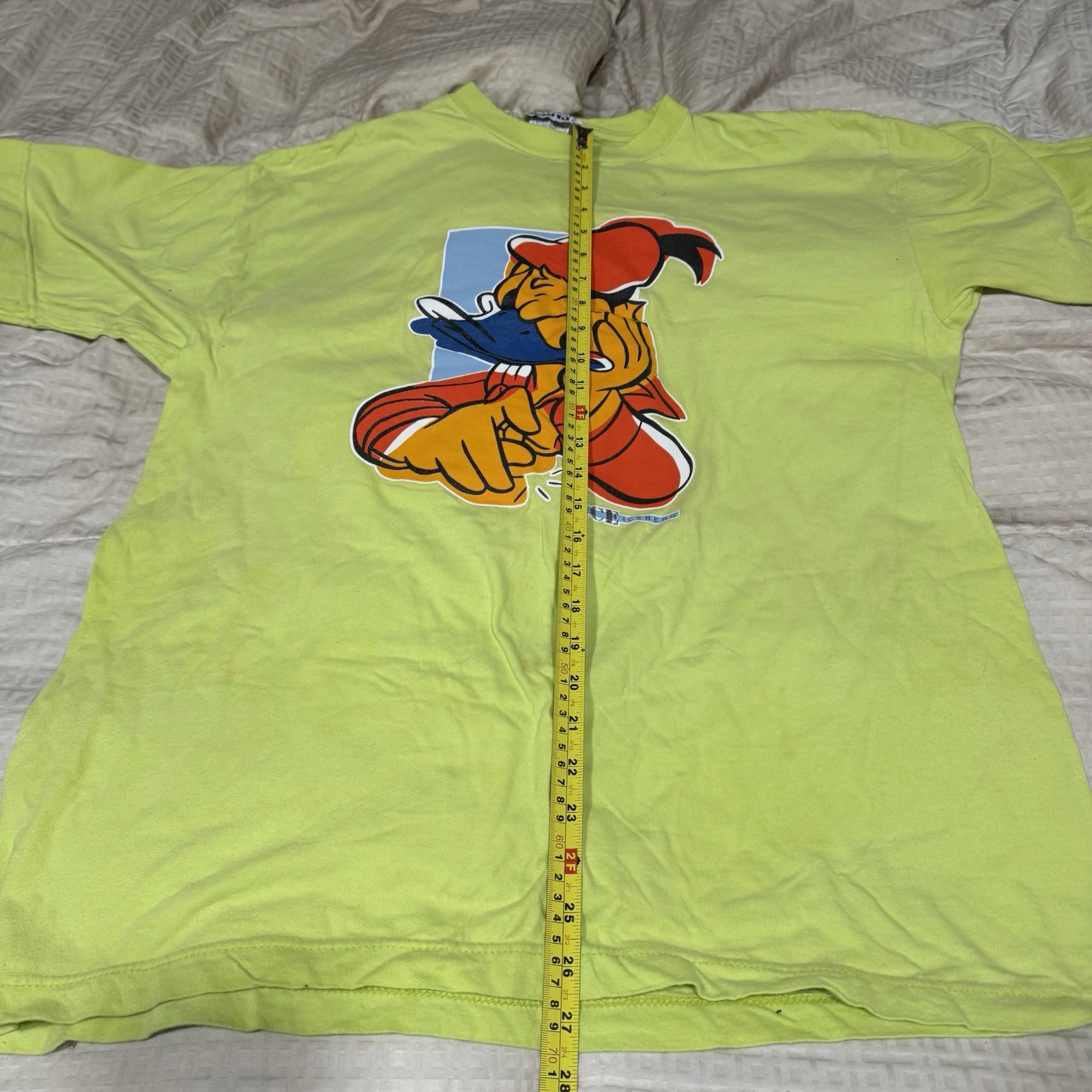 Vintage Iceberg Donald Duck Graphic T-Shirt Men's Size XXL 2XL Made in USA gallery