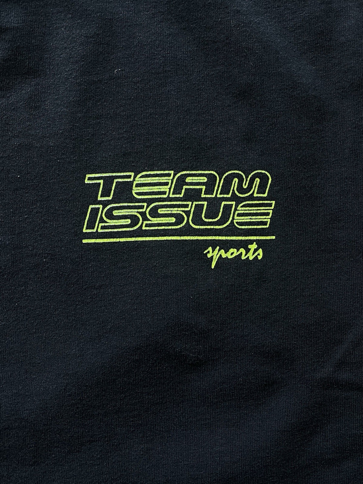 Vintage Team Issue Sports Warp Speed Bike Cycling 1992 Black T Shirt Medium gallery