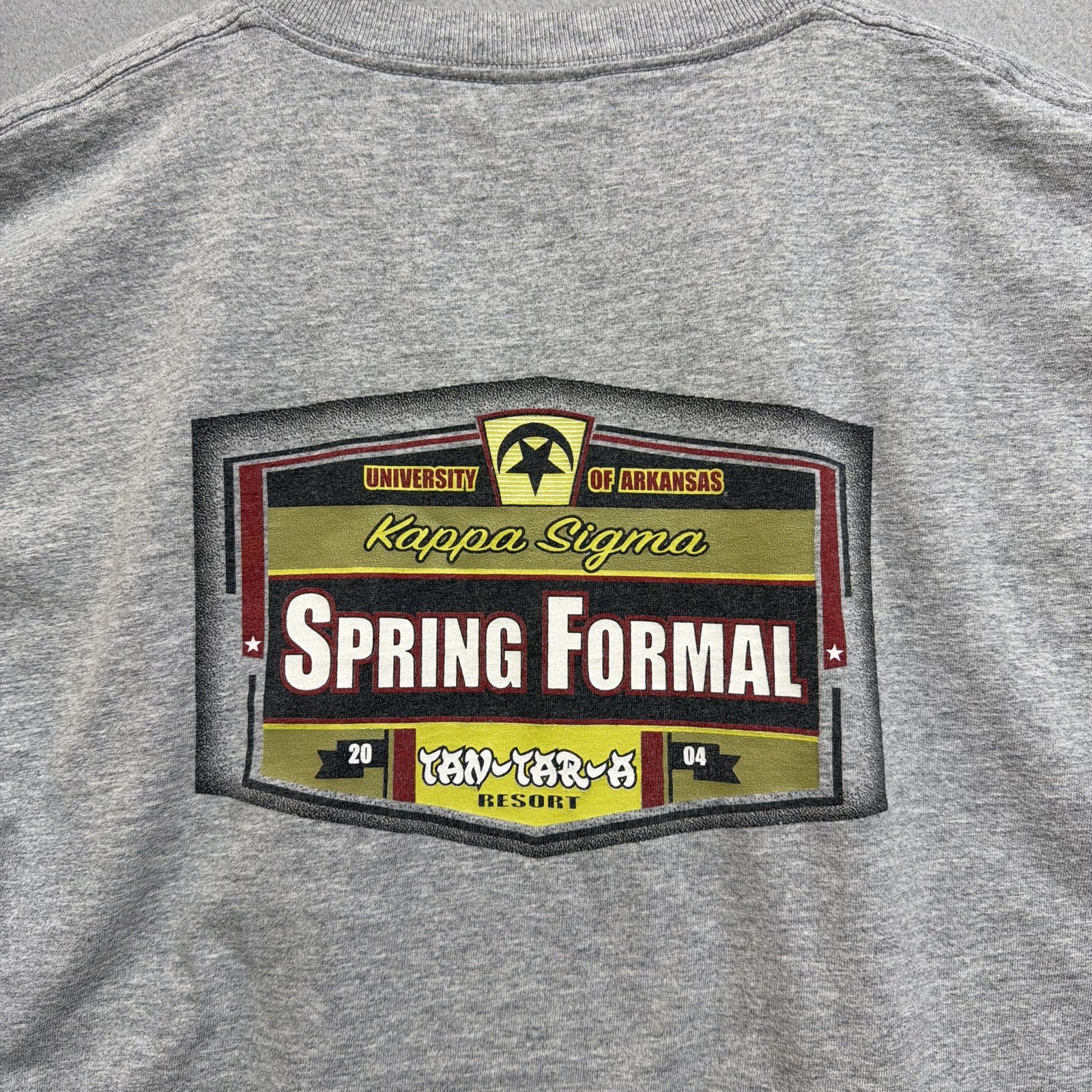 Vintage Y2K Kappa Sigma Arkansas Spring Formal T Shirt Size Large gallery