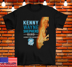 Kenny Wayne Shepherd 30th Anniversary Tour Ledbetter Heights T Shirt Size S-5XL