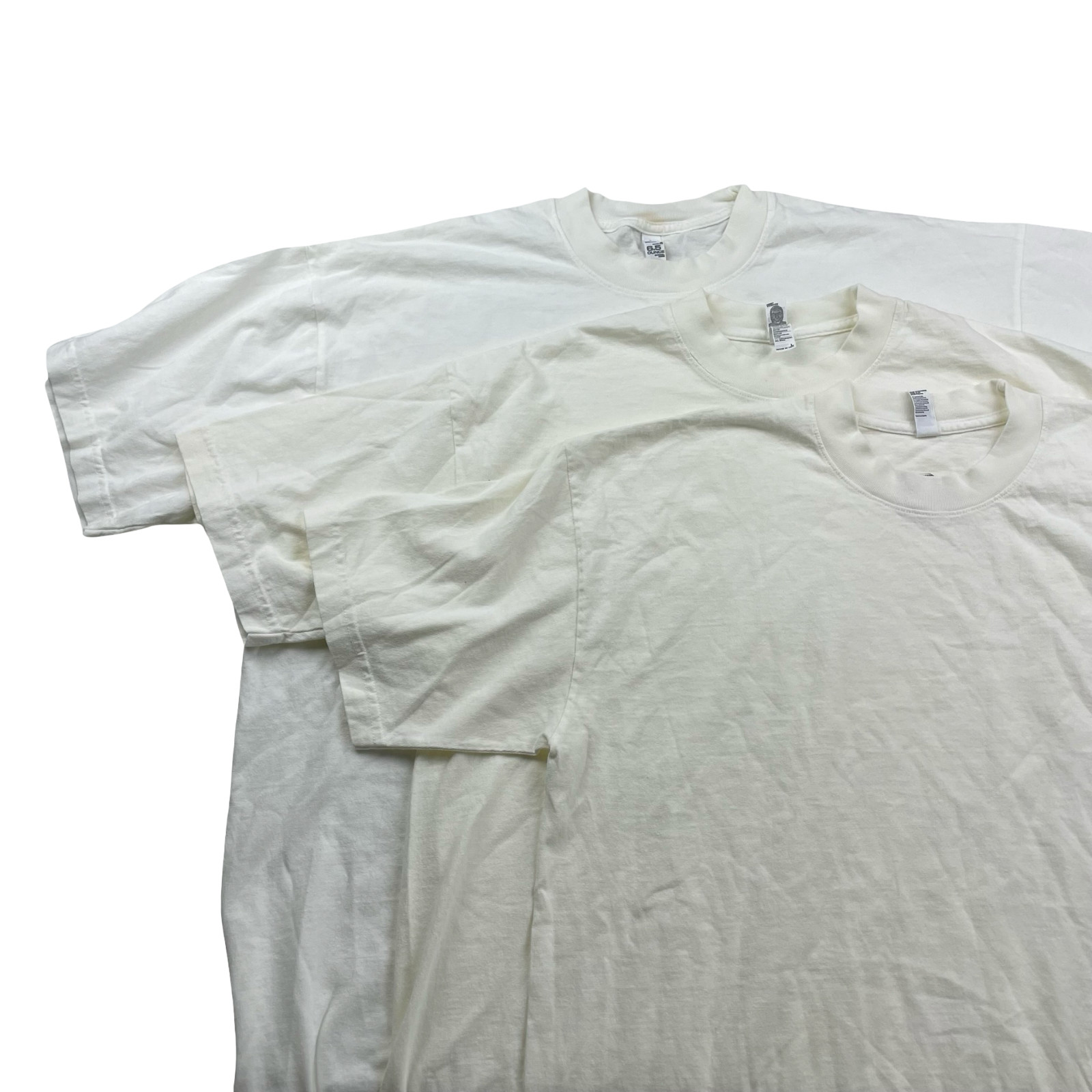 Los Angeles Apparel 6.5 Ounce Men's T-Shirt Ivory • 2 Large - 1 XL • Lot of 3 gallery