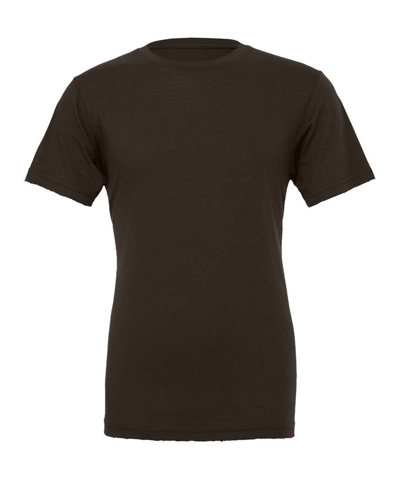 Small Brown – Bella + Canvas Short-Sleeve Jersey Tee 3001C T-Shirt