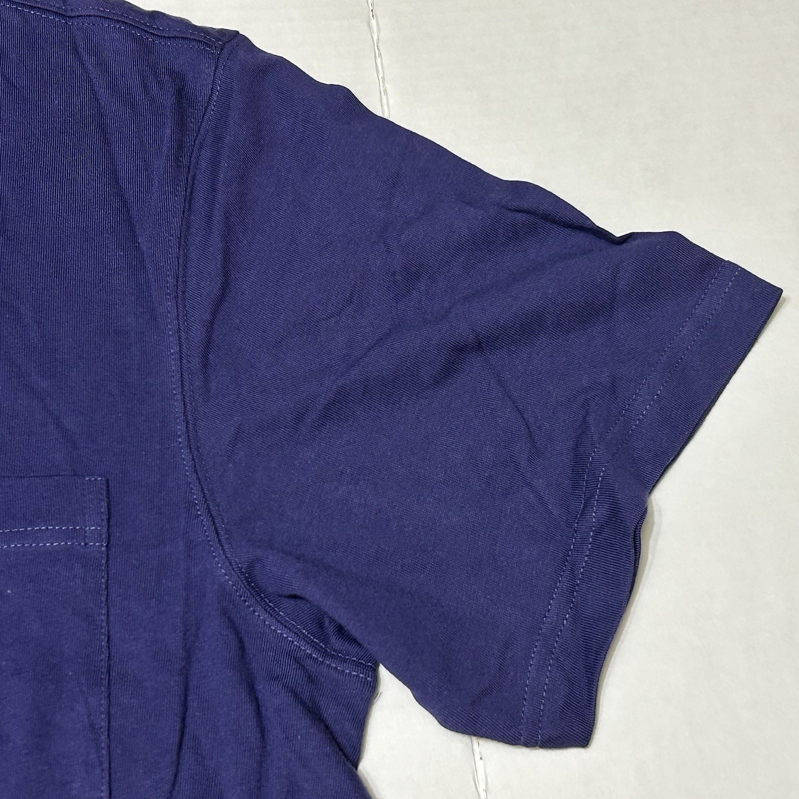 BOCA CLASSICS Pocket T-Shirt Large Purple NWT Solid Blank Plain Casual Dress gallery