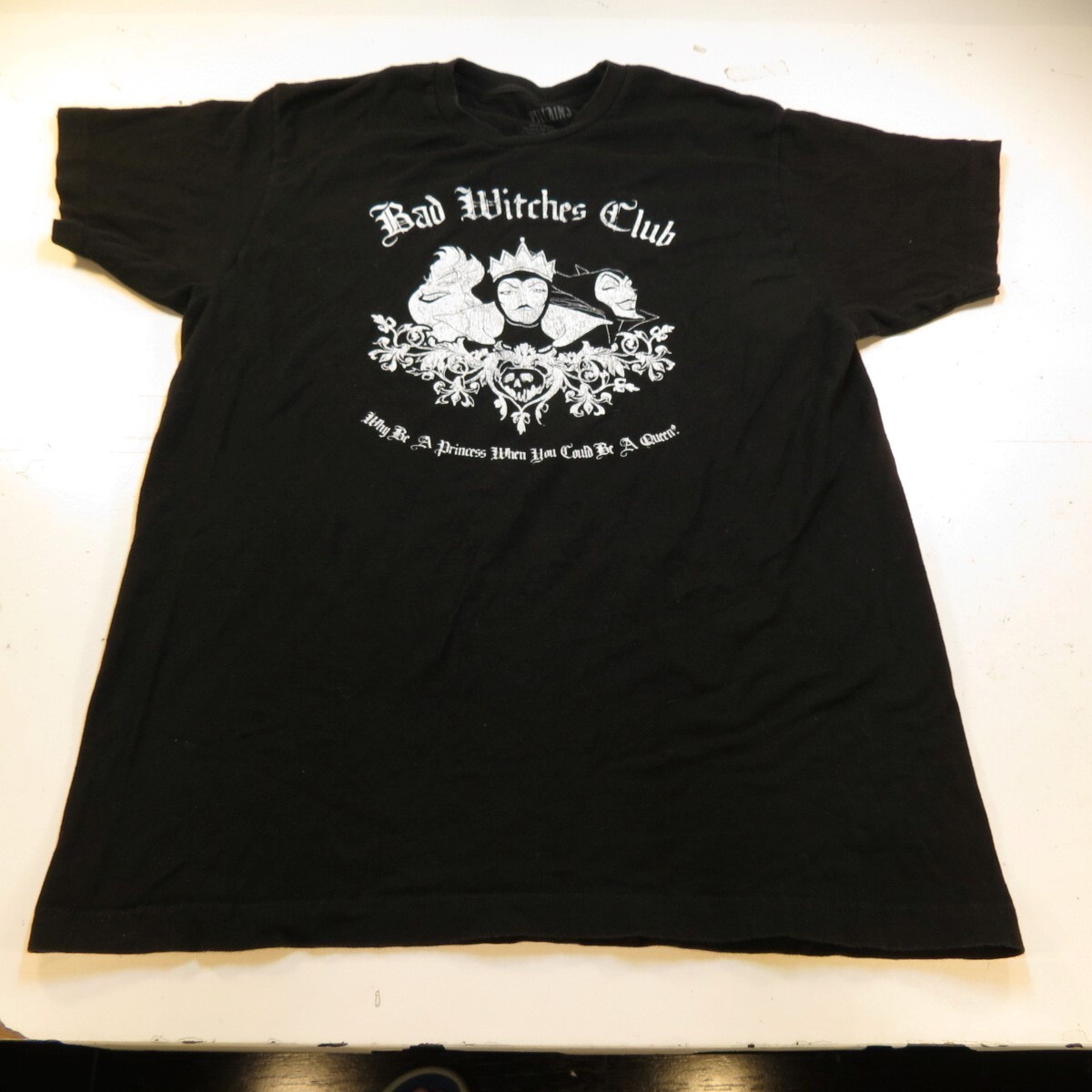 DISNEY VILLAINS BAD WITCHES CLUB EVIL QUEEN PRINCESS TEE T SHIRT Mens L Black gallery