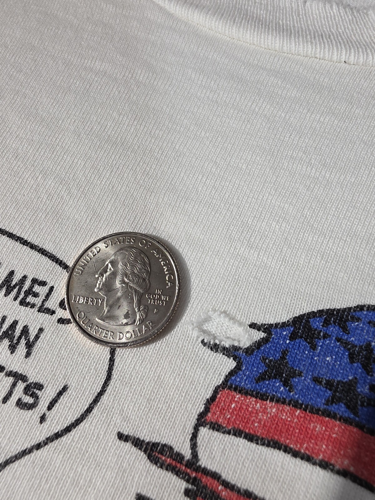 Vintage Smoking Camels Saddam Hussein T Shirt XL Single Stitch Iraq Gulf War gallery