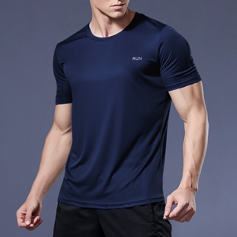Mens Quick Dry Gym T Shirt Running Sports Lightweight Breathable Top gallery