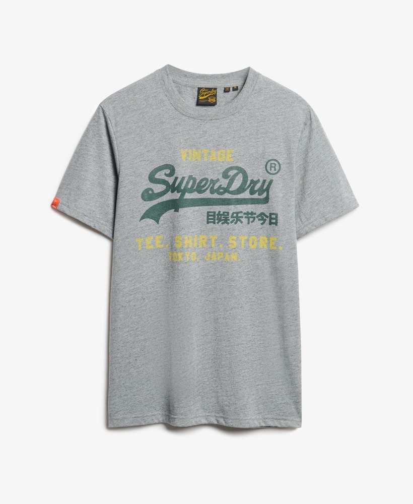 Superdry T-Shirt Short Sleeve Crew Neck Top VL Classic Relaxed Tee Blue Grey Red gallery