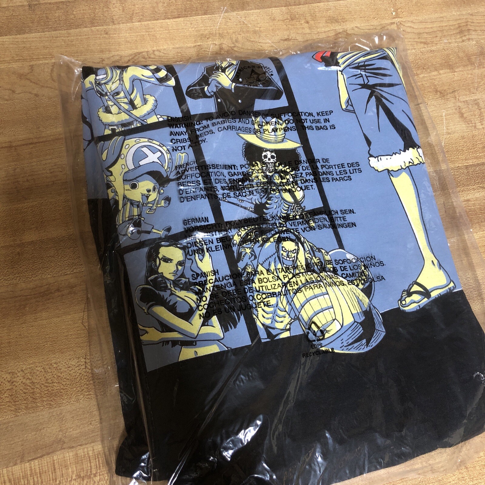 Ripple Junction Adult Unisex One Piece Group Grid Crew T-shirt Size 3XL New gallery