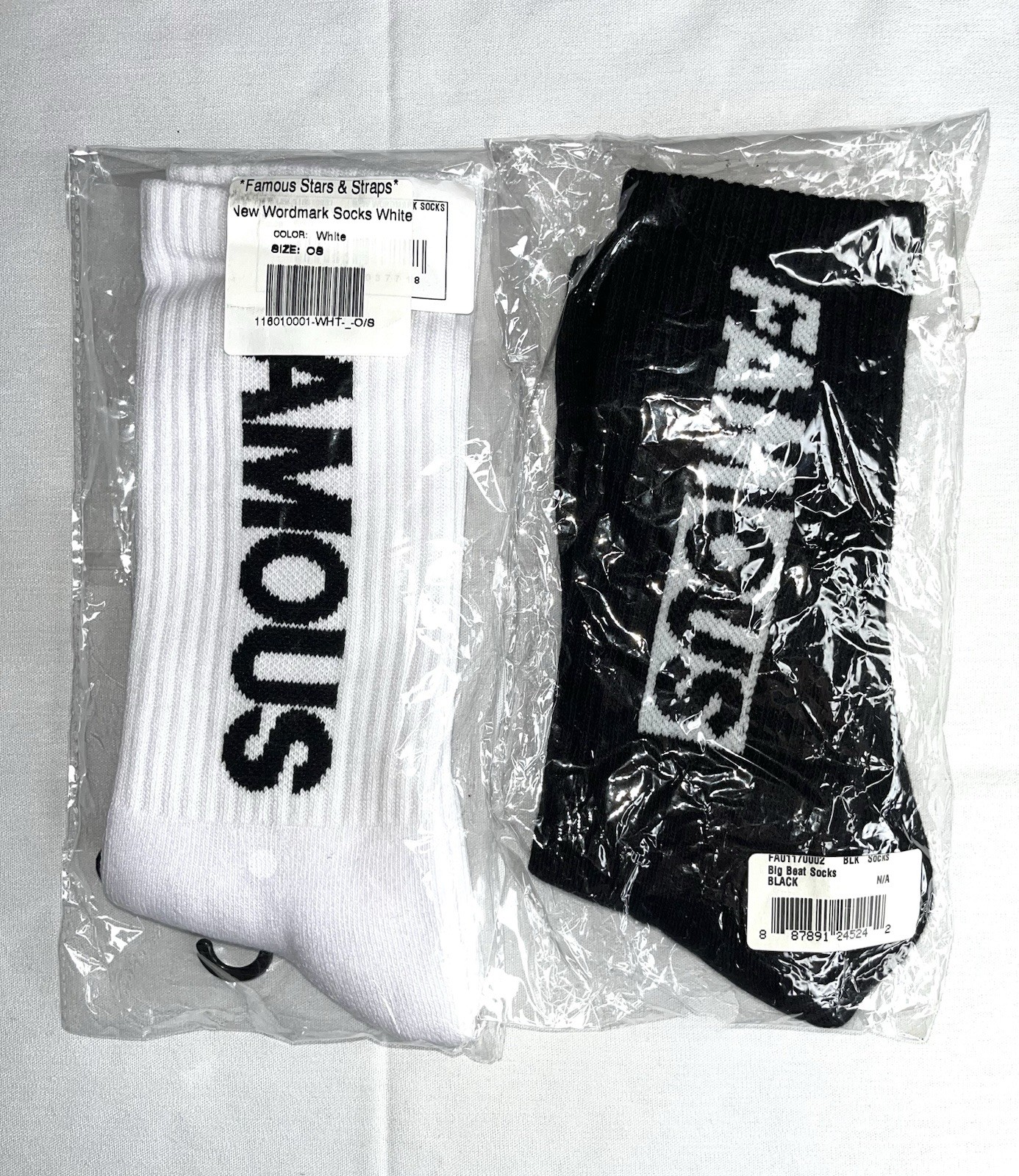 Famous Stars And Straps 2 Pair Sock Set NWT Blink 182 Travis Barker Vintage Y2K gallery